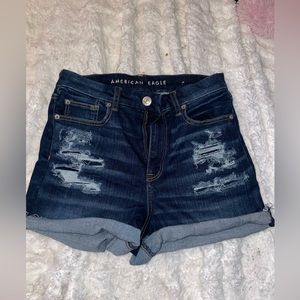 American Eagle Hi-Rise Curvy Shorts